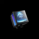 Tản Nhiệt Nước GAMDIAS CHIONE P5-240 ARGB Black – AIO 240mm | Màn Hình LCD IPS 3,4 Inch